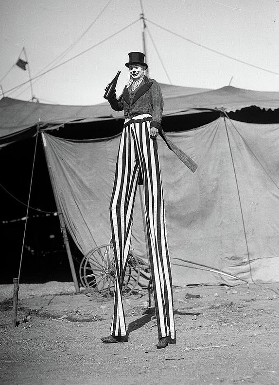 1930s Circus Performer Smiling Clown.jpg